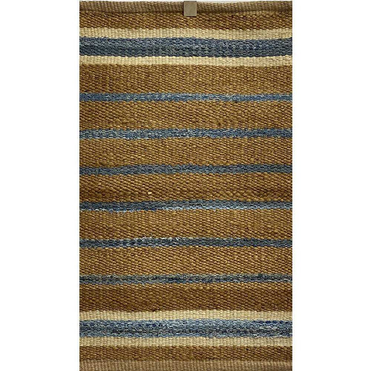 5' X 7' Tan and Ivory Hand Woven Area Rug - Homeroots - Flyclothing LLC