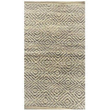 2' X 5' Tan and Gray Hand Woven Area Rug - Homeroots - Flyclothing LLC