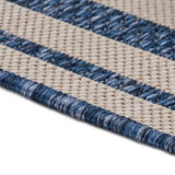 5' X 7' Blue And Gray Indoor Outdoor Area Rug - Homeroots - Flyclothing LLC