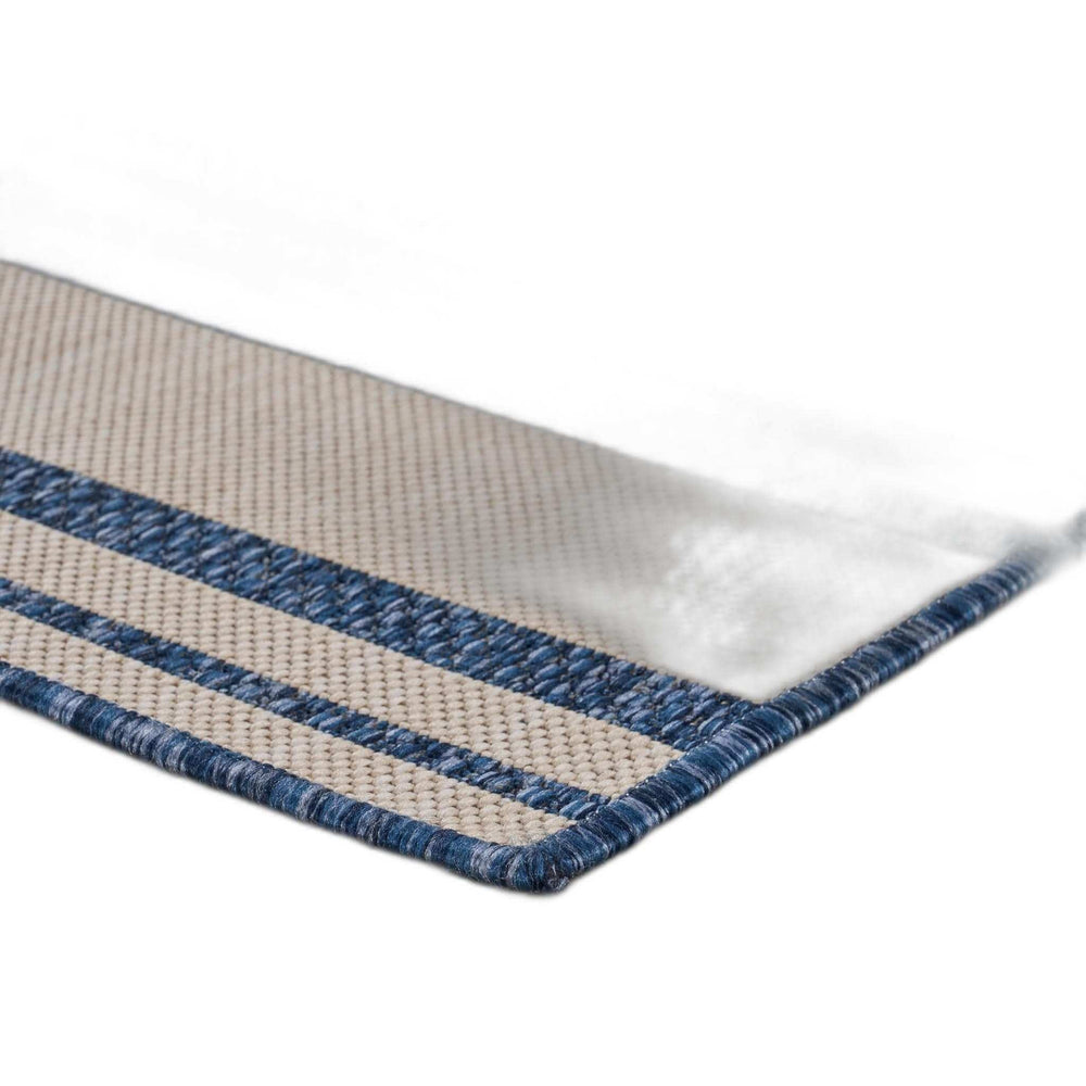 5' X 7' Blue And Gray Indoor Outdoor Area Rug - Homeroots - Flyclothing LLC