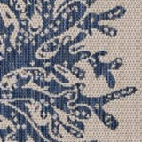 5' X 7' Beige and Blue Coral Stain Resistant Indoor Outdoor Area Rug - Homeroots - Flyclothing LLC