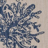 5' X 7' Beige and Blue Coral Stain Resistant Indoor Outdoor Area Rug - Homeroots - Flyclothing LLC