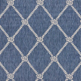 5' X 7' Blue And Gray Indoor Outdoor Area Rug - Homeroots - Flyclothing LLC