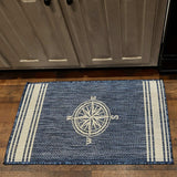 2' X 3' Blue And Gray Indoor Outdoor Area Rug - Homeroots - Flyclothing LLC