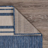 3' X 5' Blue And Gray Indoor Outdoor Area Rug - Homeroots - Flyclothing LLC