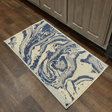 2' X 3' Blue And Gray Indoor Outdoor Area Rug - Homeroots - Flyclothing LLC