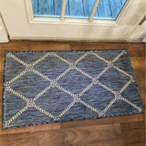 2' X 3' Blue And Gray Indoor Outdoor Area Rug - Homeroots - Flyclothing LLC