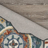 6' Green Round Wool Hand Tufted Area Rug - Homeroots - Flyclothing LLC