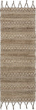 3' x 4' Tan Bohemian Tasseled Area Rug - Homeroots - Flyclothing LLC