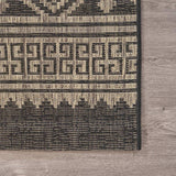 5' X 8' Brown And Black Indoor Outdoor Area Rug - Homeroots - Flyclothing LLC