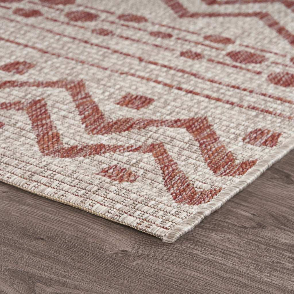 5' X 8' Beige Indoor Outdoor Area Rug - Homeroots - Flyclothing LLC