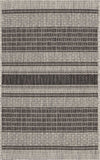 2' X 3' Gray And Black Indoor Outdoor Area Rug - Homeroots - Flyclothing LLC
