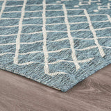 3' X 5' Blue And Gray Indoor Outdoor Area Rug - Homeroots - Flyclothing LLC