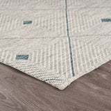 2' X 3' Blue And Gray Indoor Outdoor Area Rug - Homeroots - Flyclothing LLC