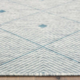 5' X 8' Blue And Gray Indoor Outdoor Area Rug - Homeroots - Flyclothing LLC
