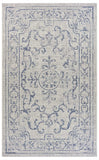 8' X 10' Blue And Gray Indoor Outdoor Area Rug - Homeroots - Flyclothing LLC
