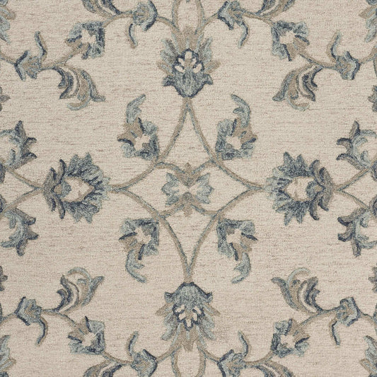 7' X 9' Light Blue Wool Hand Tufted Area Rug - Homeroots - Flyclothing LLC