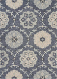 5' X 7' Blue And Gray Wool Hand Tufted Area Rug - Homeroots - Flyclothing LLC