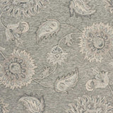 5' Gray Round Wool Hand Tufted Area Rug - Homeroots - Flyclothing LLC