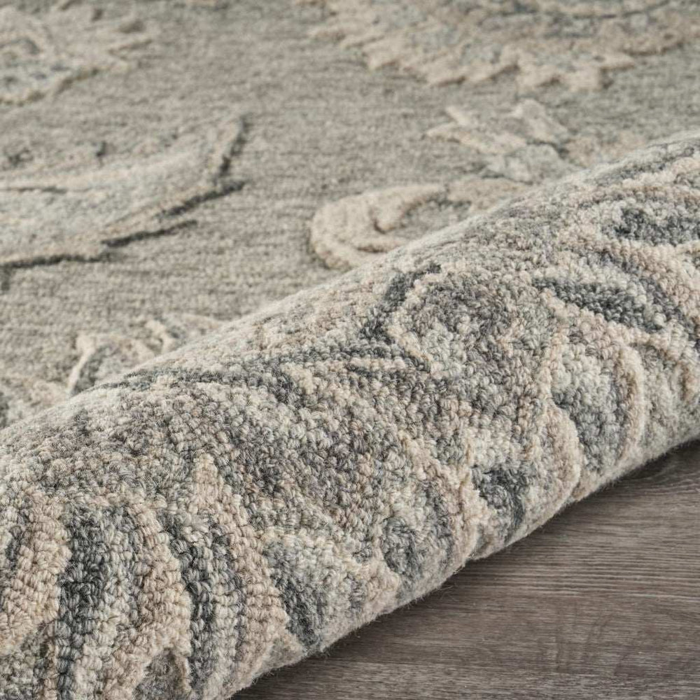 5' X 7' Gray Wool Hand Tufted Area Rug - Homeroots - Flyclothing LLC