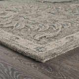 7' X 9' Gray Wool Hand Tufted Area Rug - Homeroots - Flyclothing LLC