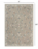 7' X 9' Gray Wool Hand Tufted Area Rug - Homeroots - Flyclothing LLC