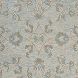 5' X 7' Blue And Ivory Wool Hand Tufted Area Rug - Homeroots - Flyclothing LLC