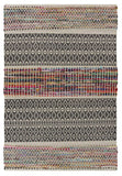 5' X 7' Colorful Traditional Chindi Area Rug - Homeroots - Flyclothing LLC