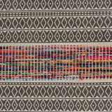 5' X 7' Colorful Traditional Chindi Area Rug - Homeroots - Flyclothing LLC