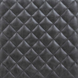 30" Gray And Black Steel Backless Bar Height Bar Chair - Homeroots