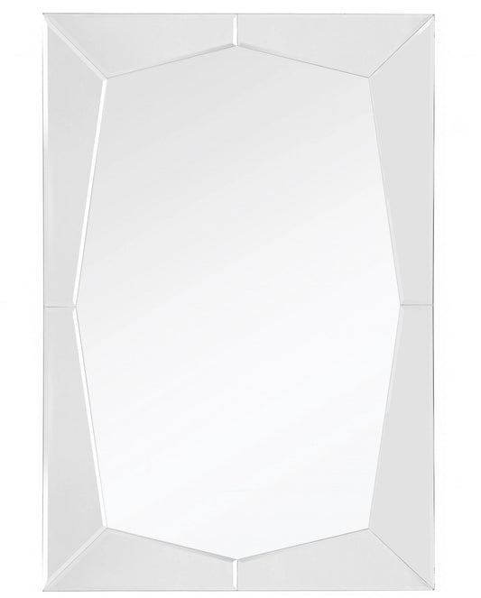 36" Clear Glass Framed Accent Mirror - Homeroots