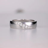 925 Sterling Silver Moissanite Ring - Trendsi - Flyclothing LLC