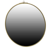 Gold Round Wall Mirror - Homeroots - Flyclothing LLC