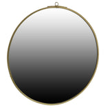Gold Round Wall Mirror - Homeroots - Flyclothing LLC