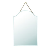 22" Gold Irregular Unframed Accent Mirror - Homeroots - Flyclothing LLC