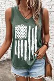 US Flag V-Neck Tank - Trendsi - Flyclothing LLC