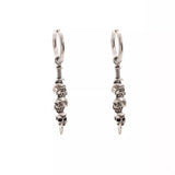 Halloween Skull Chain Drop Earrings - Trendsi - Flyclothing LLC