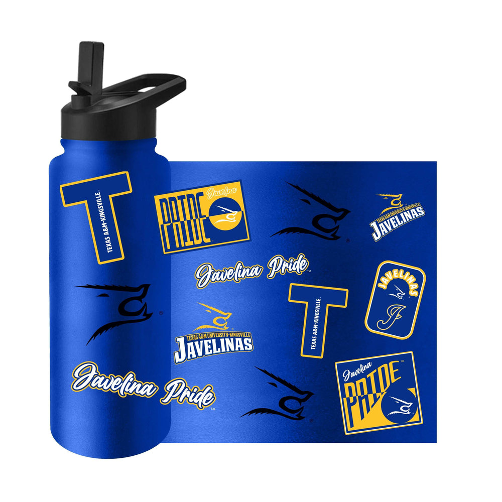 Texas A&M - Kingsville 34oz Dreamweave Quencher Bottle - Logo Brands - Flyclothing LLC