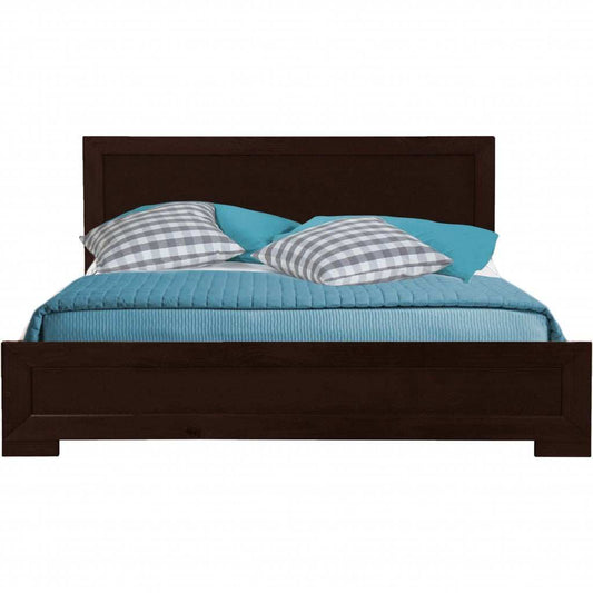 Espresso Wood Twin Platform Bed - Homeroots - Flyclothing LLC