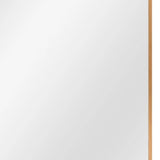 36" Gold Metal Framed Bathroom Vanity Mirror - Homeroots - Flyclothing LLC