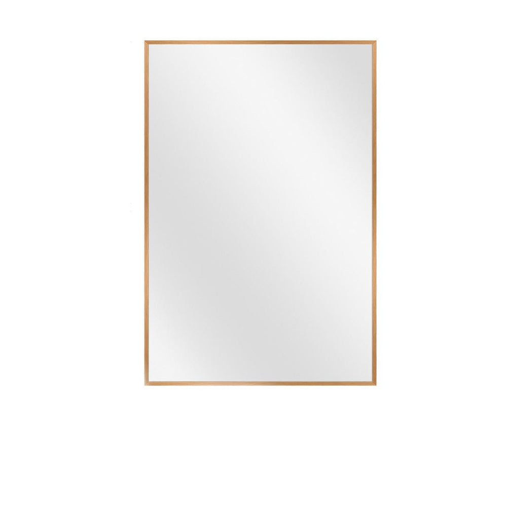 36" Gold Metal Framed Bathroom Vanity Mirror - Homeroots - Flyclothing LLC