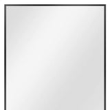 Black Rectangular Wall Mirror - Homeroots - Flyclothing LLC
