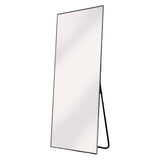 59" Black Metal Framed Full Length Mirror - Homeroots - Flyclothing LLC
