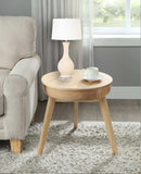 Set of Two Beige Curved Ceramic Table Lamps - Homeroots - Flyclothing LLC