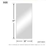 Silver Framed Wall Mirror - Homeroots - Flyclothing LLC