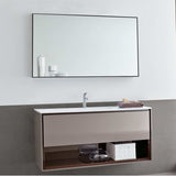 Jumbo Minimal Black Bathroom Vanity Mirror - Homeroots - Flyclothing LLC