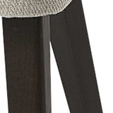 Ivory and Black Wingback Dining Side Chair - Homeroots - Flyclothing LLC