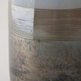 13" Ocean Wave Colored Bubble Glass Oval Urn Glass Vase - Homeroots - Flyclothing LLC