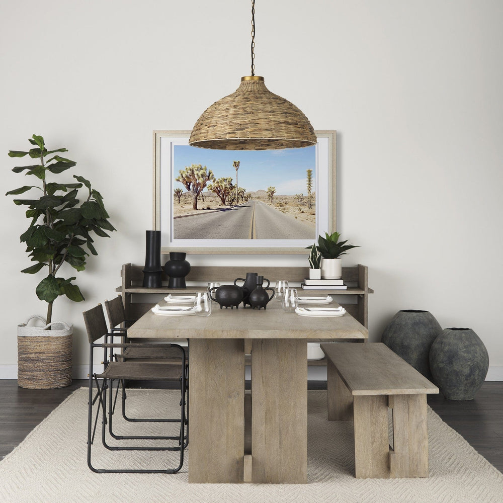 17" Matte Black Contempo Deco Ceramic Vase - Homeroots - Flyclothing LLC