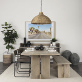 17" Matte Black Contempo Deco Ceramic Vase - Homeroots - Flyclothing LLC